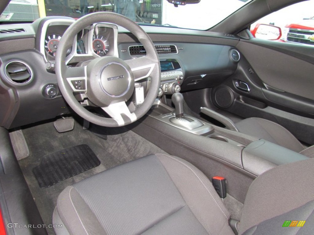 Black Interior 2011 Chevrolet Camaro LT Coupe Photo #58548479