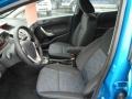 Charcoal Black/Blue 2012 Ford Fiesta SE Hatchback Interior Color