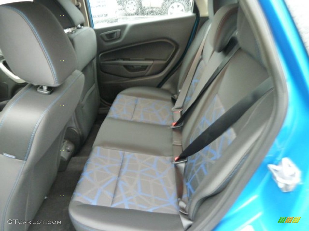 Charcoal Black/Blue Interior 2012 Ford Fiesta SE Hatchback Photo #58548791