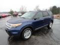 2012 Dark Pearl Blue Metallic Ford Explorer XLT 4WD  photo #5