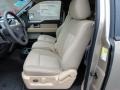 Pale Adobe 2012 Ford F150 XLT SuperCab 4x4 Interior Color