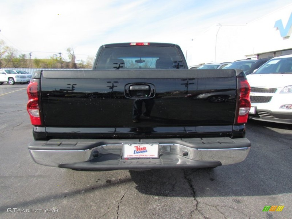 2005 Silverado 1500 Extended Cab - Black / Medium Gray photo #6