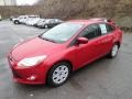 2012 Red Candy Metallic Ford Focus SE Sedan  photo #5