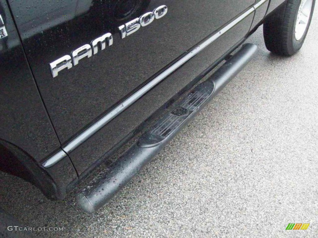 2007 Ram 1500 SLT Regular Cab 4x4 - Brilliant Black Crystal Pearl / Medium Slate Gray photo #23