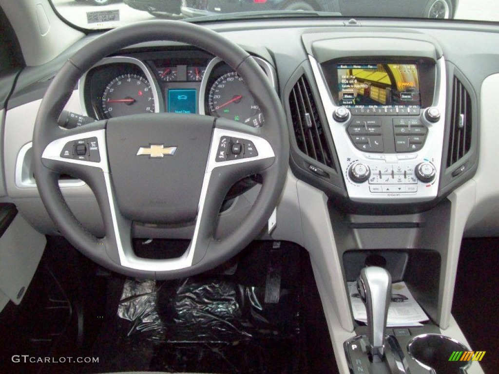 2012 Chevrolet Equinox LT AWD Light Titanium/Jet Black Dashboard Photo #58551675