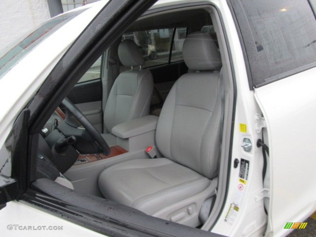 2010 Highlander Limited 4WD - Blizzard White Pearl / Ash photo #12