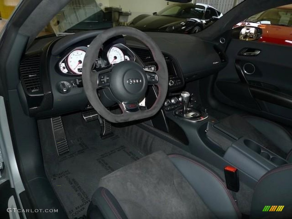 Black Interior 2012 Audi R8 GT Photo #58552527
