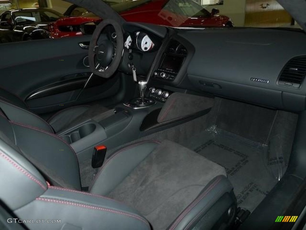 2012 Audi R8 GT Black Dashboard Photo #58552644