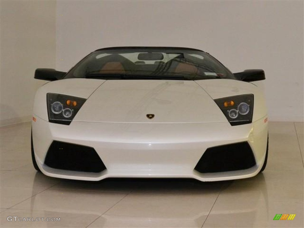 Balloon White 2008 Lamborghini Murcielago LP640 Roadster Exterior Photo #58552953
