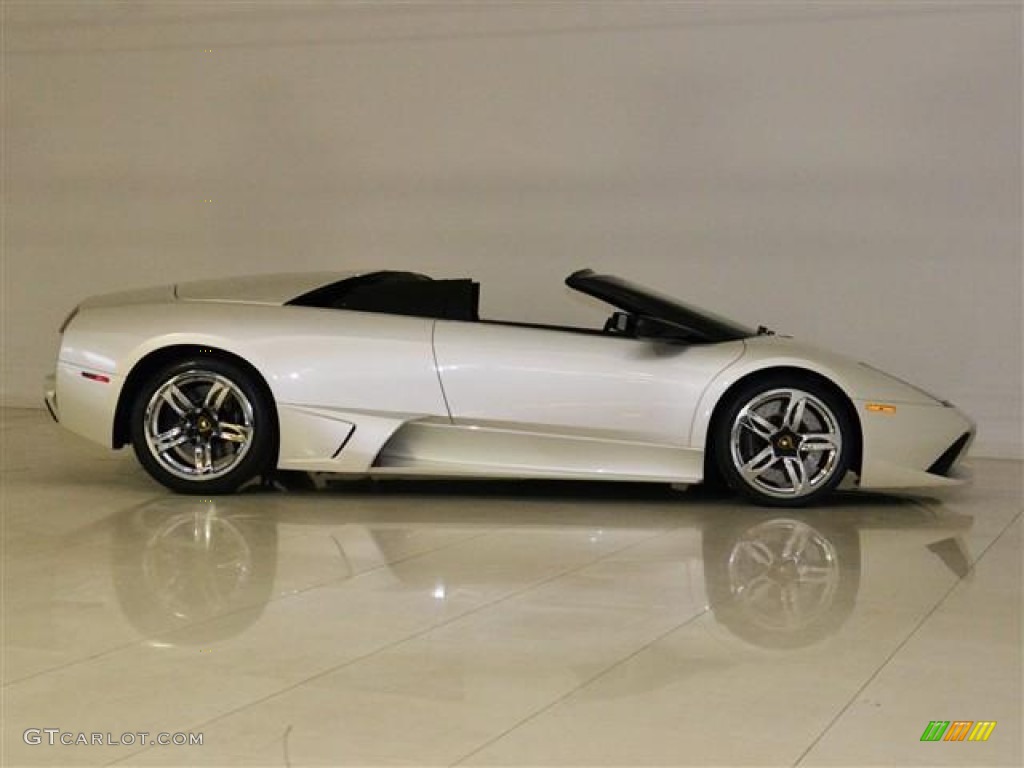Balloon White 2008 Lamborghini Murcielago LP640 Roadster Exterior Photo #58552992