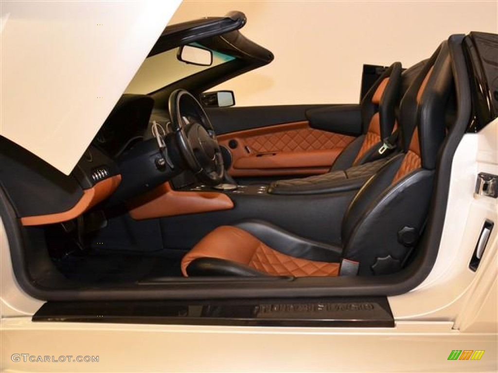 Black/Brown Interior 2008 Lamborghini Murcielago LP640 Roadster Photo #58553019