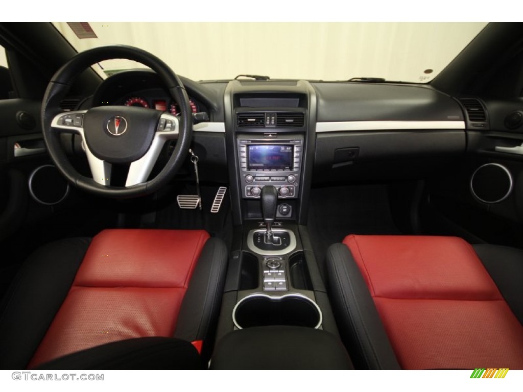 2009 Pontiac G8 GT Onyx/Red Dashboard Photo #58553571