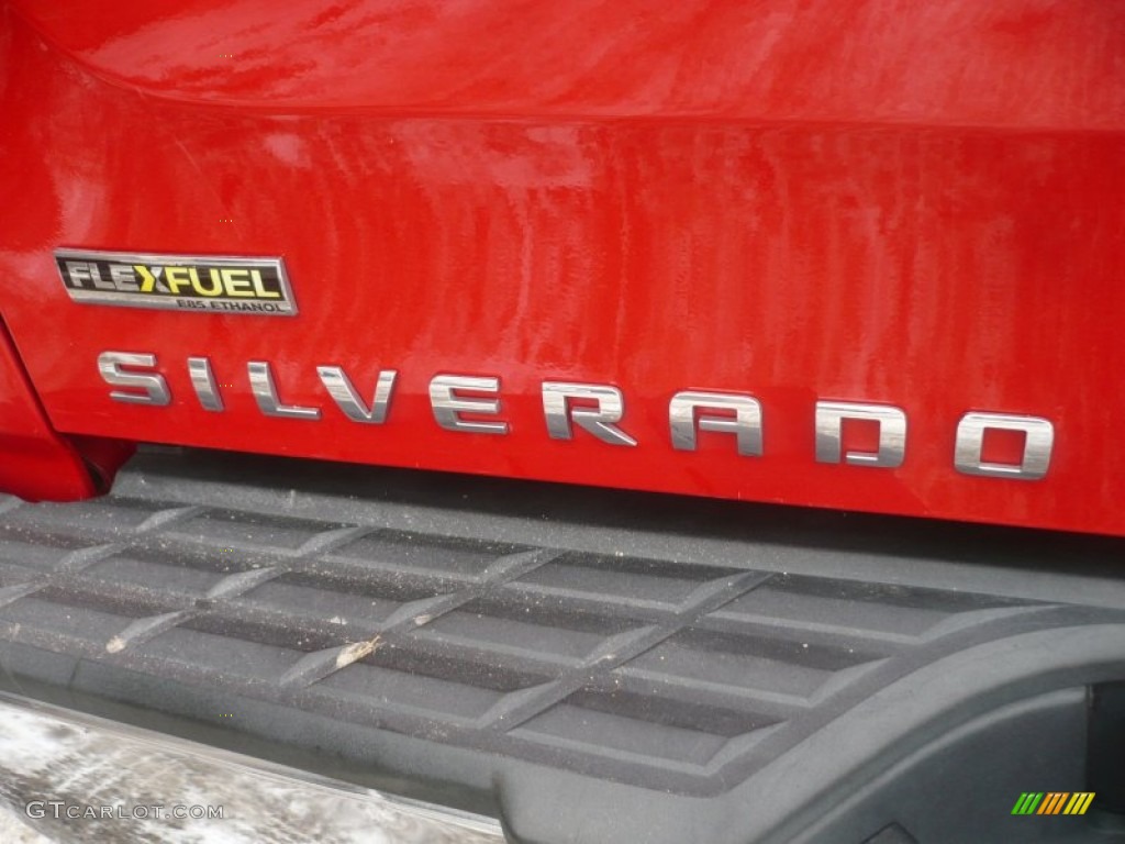 2007 Silverado 1500 Work Truck Extended Cab 4x4 - Victory Red / Dark Titanium Gray photo #12