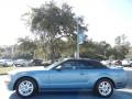 2007 Windveil Blue Metallic Ford Mustang GT Premium Convertible  photo #2