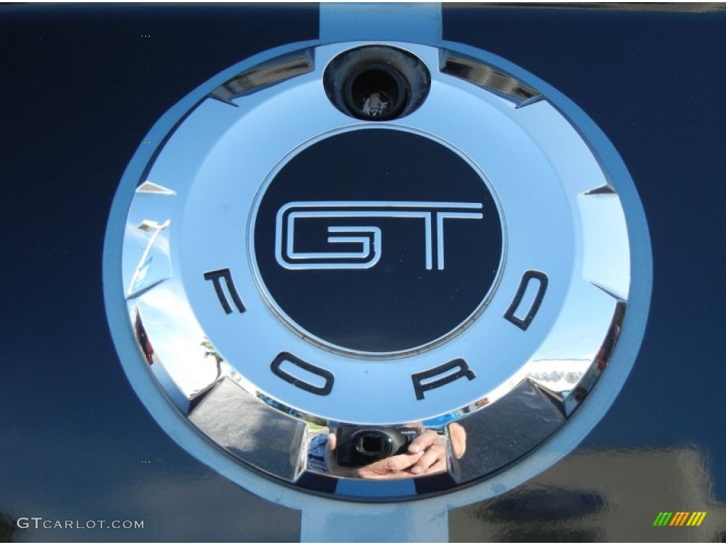 2007 Mustang GT Premium Convertible - Windveil Blue Metallic / Medium Parchment photo #14