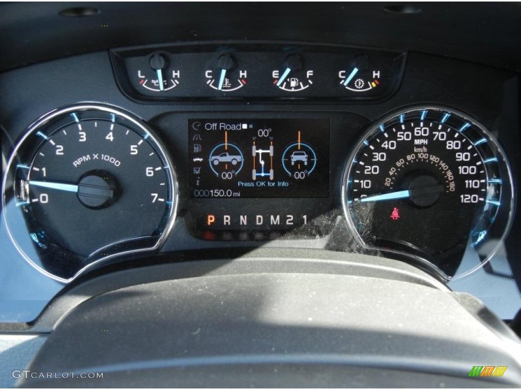 2012 Ford F150 XLT SuperCrew 4x4 Gauges Photo #58554559