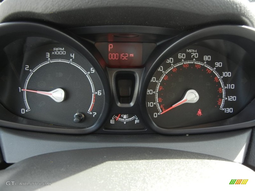 2012 Ford Fiesta S Sedan Gauges Photo #58554595