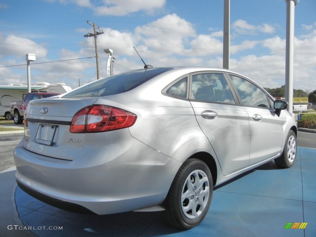Ingot Silver Metallic 2012 Ford Fiesta S Sedan Exterior Photo #58554616