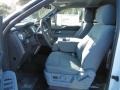 Steel Gray 2012 Ford F150 XLT SuperCab Interior Color