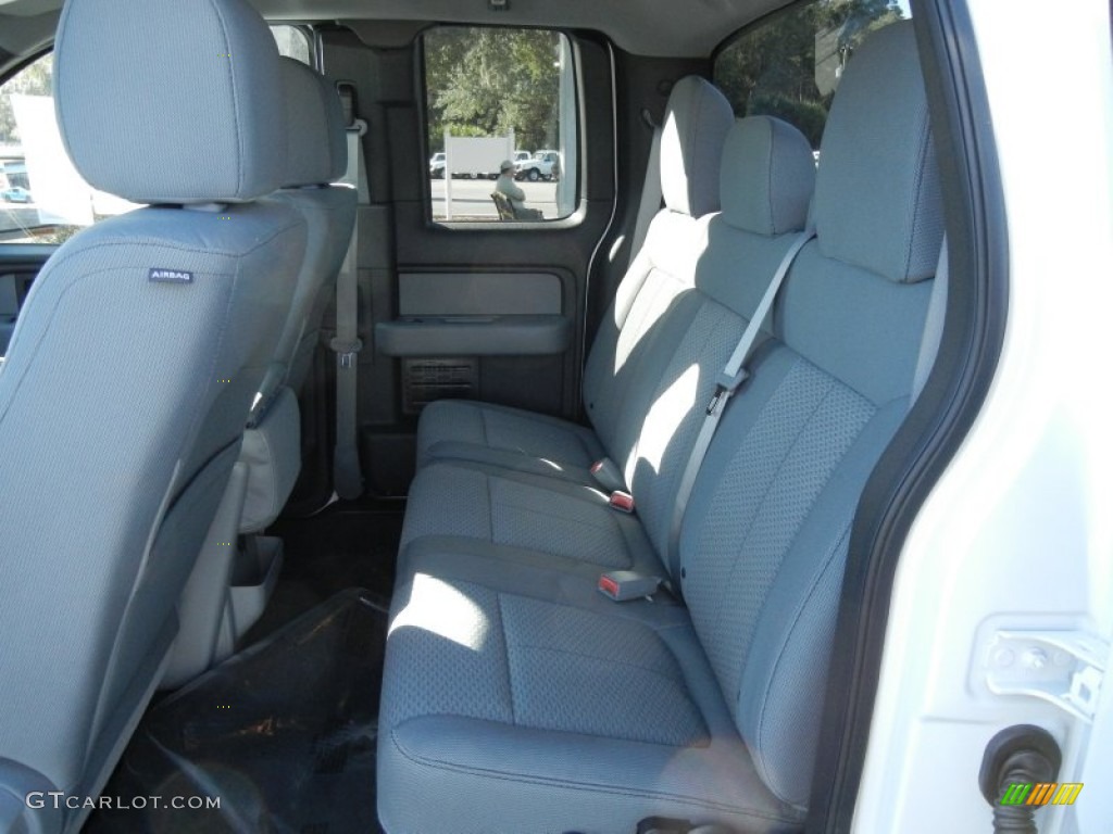Steel Gray Interior 2012 Ford F150 XLT SuperCab Photo #58555997