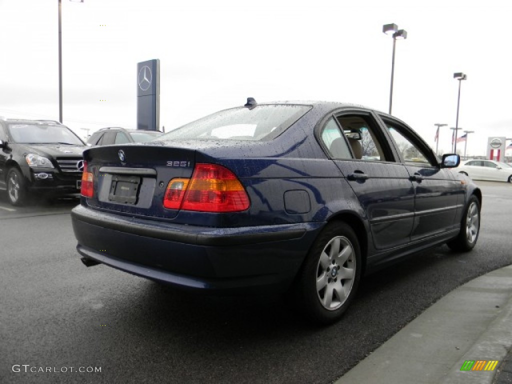 2004 3 Series 325i Sedan - Mystic Blue Metallic / Sand photo #5