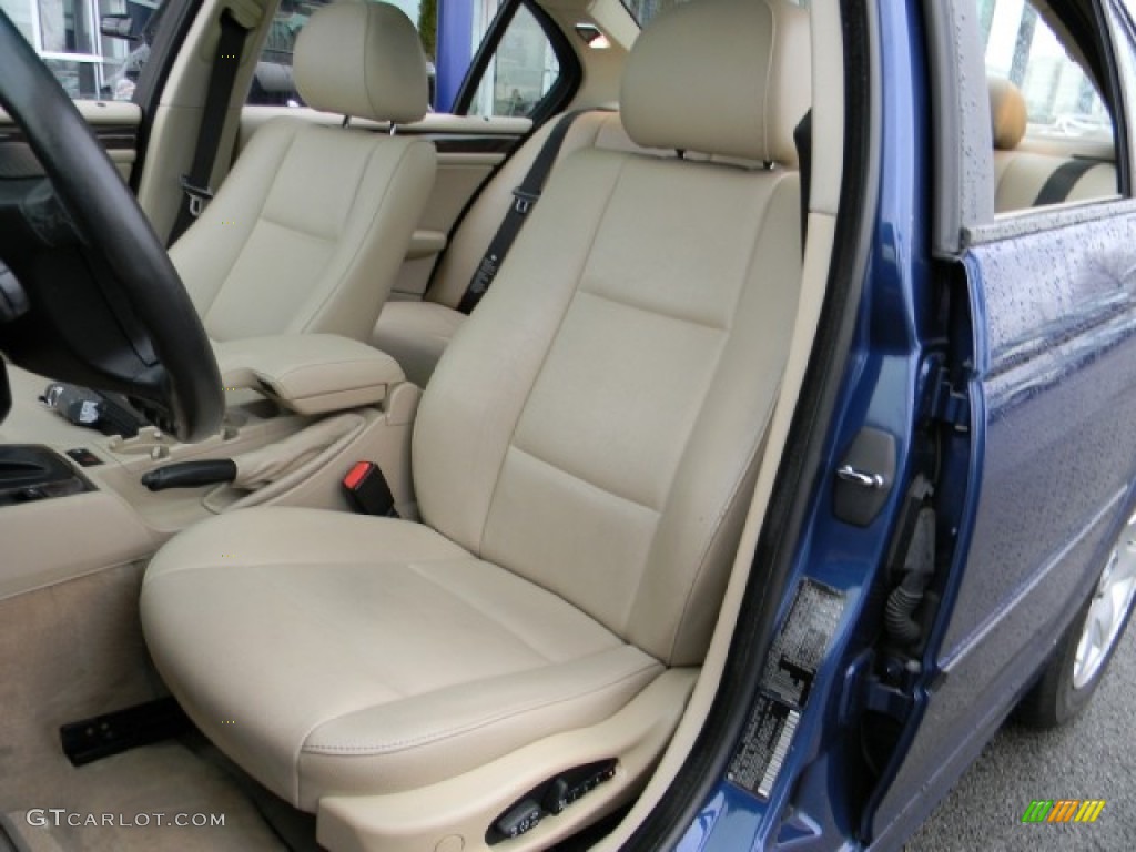 2004 3 Series 325i Sedan - Mystic Blue Metallic / Sand photo #11