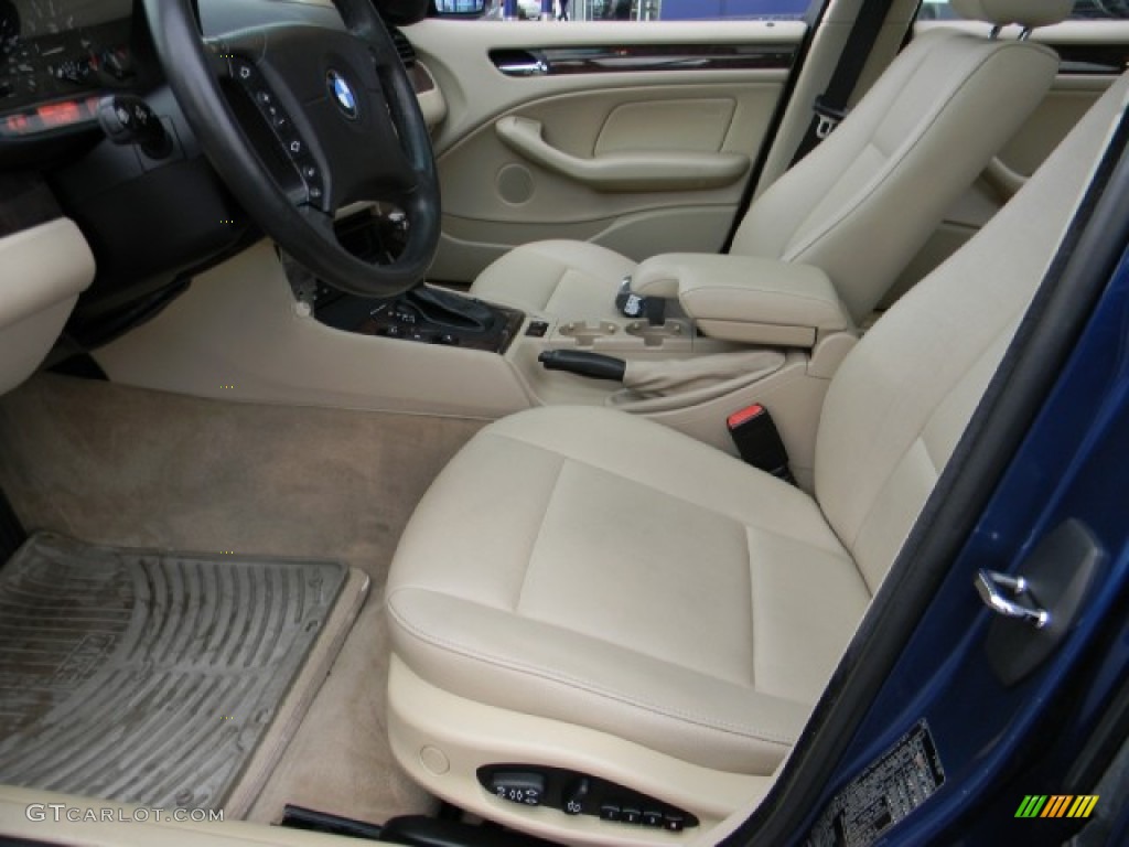 2004 3 Series 325i Sedan - Mystic Blue Metallic / Sand photo #12