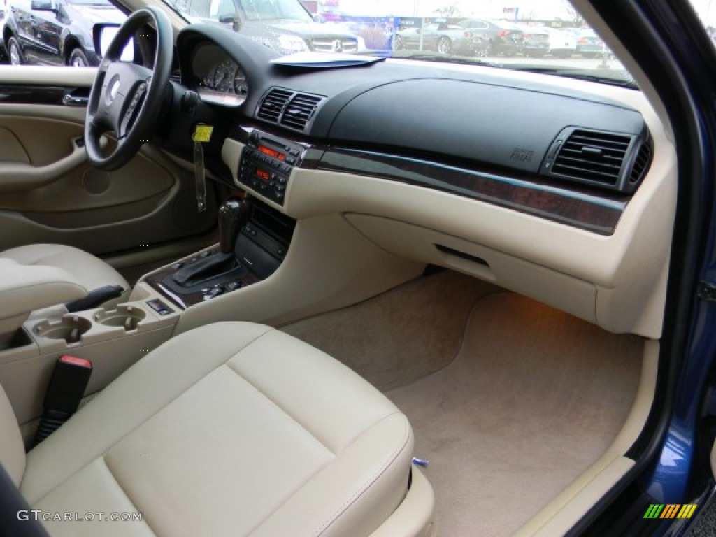 2004 3 Series 325i Sedan - Mystic Blue Metallic / Sand photo #28