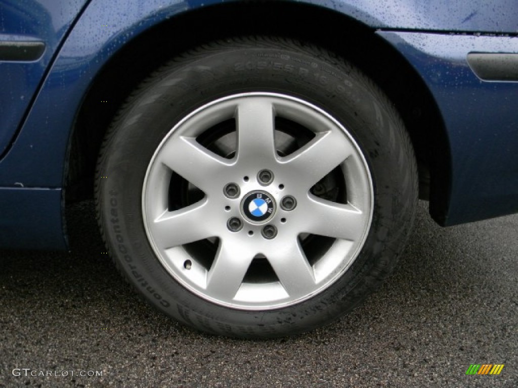 2004 3 Series 325i Sedan - Mystic Blue Metallic / Sand photo #30