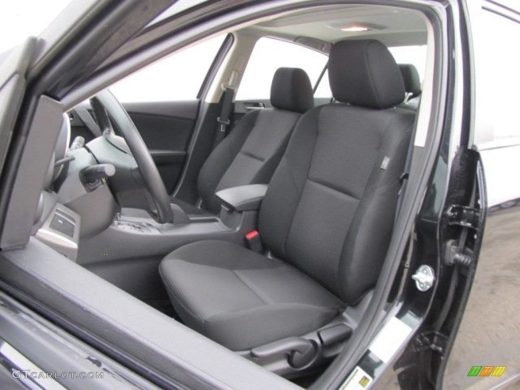 Black Interior 2012 Mazda MAZDA3 i Sport 4 Door Photo #58557519