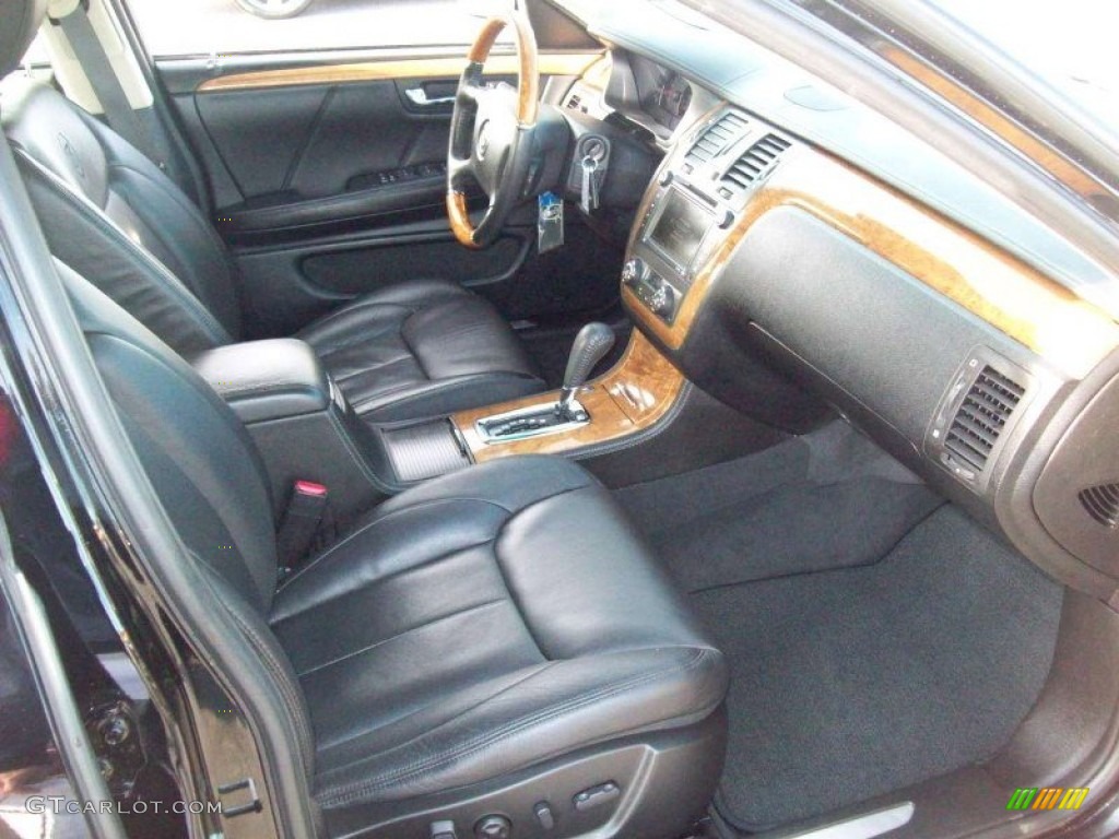 Ebony Interior 2009 Cadillac DTS Platinum Edition Photo #58557741