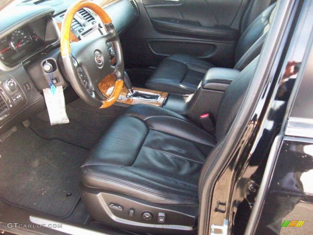 Ebony Interior 2009 Cadillac DTS Platinum Edition Photo #58557855