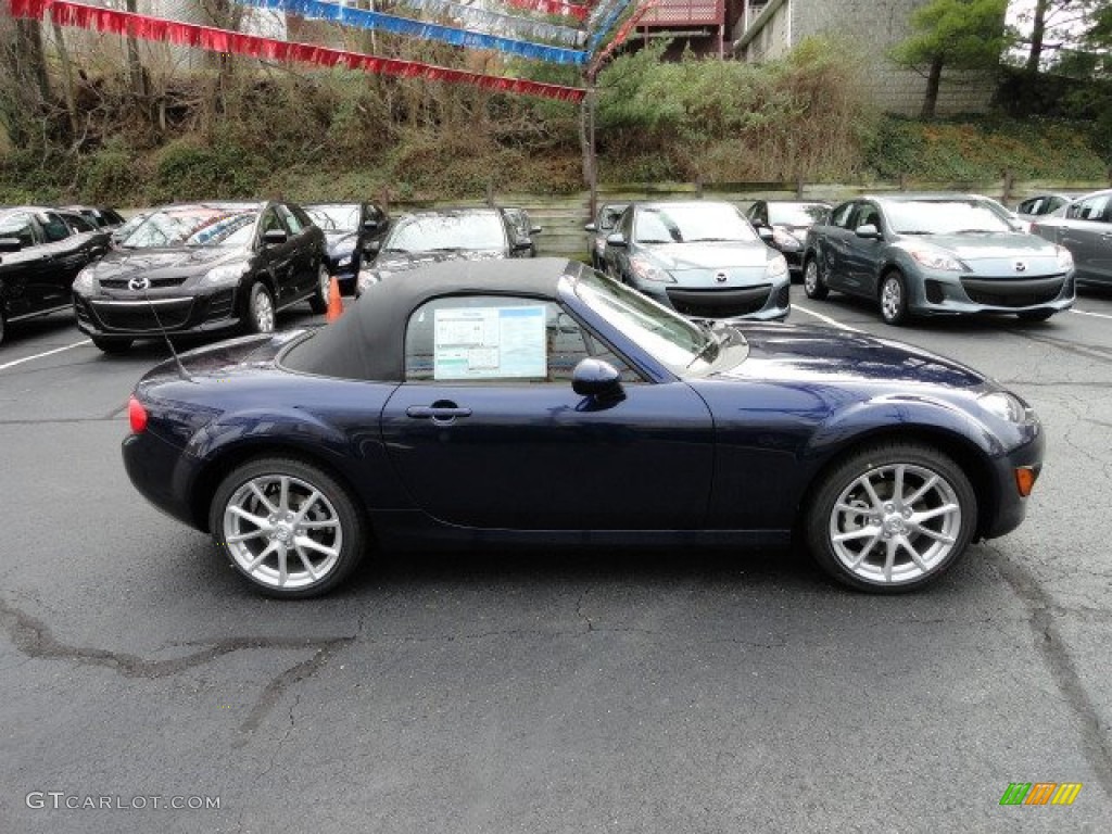 Stormy Blue Mica 2012 Mazda MX-5 Miata Touring Roadster Exterior Photo #58558218