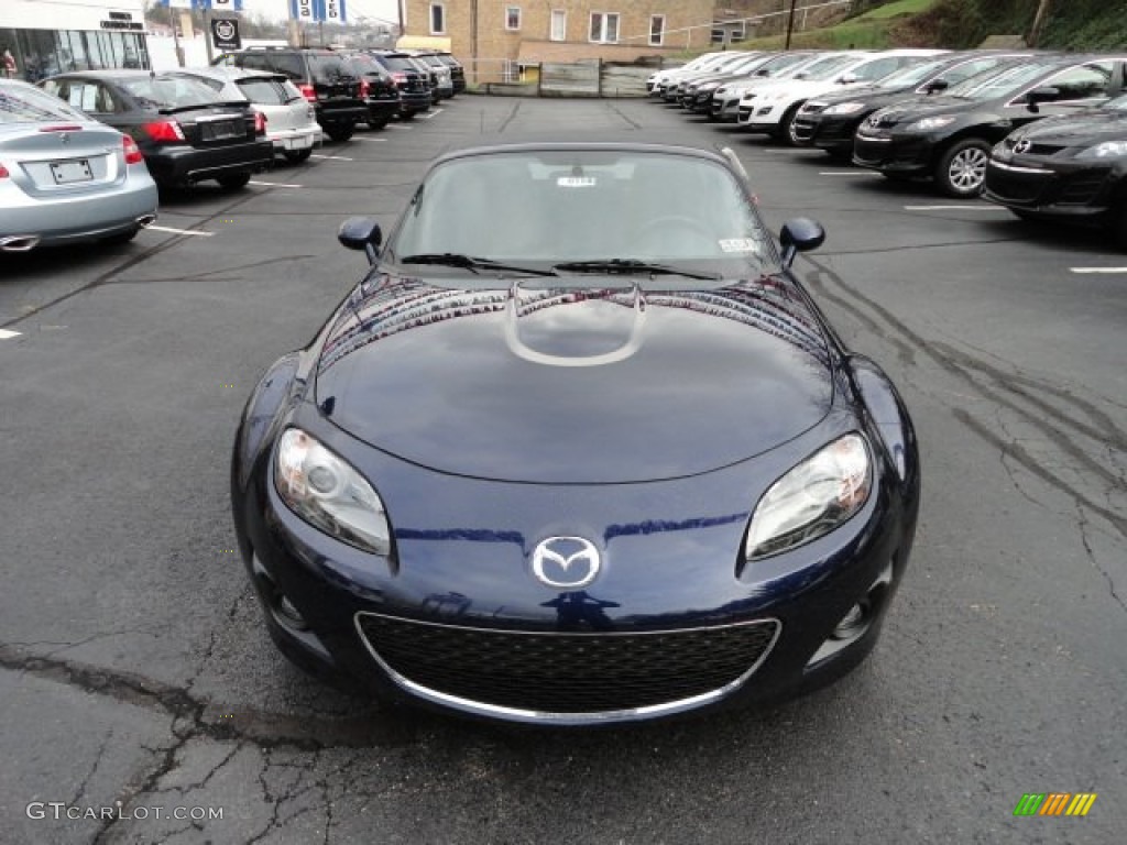 2012 MX-5 Miata Touring Roadster - Stormy Blue Mica / Black photo #8