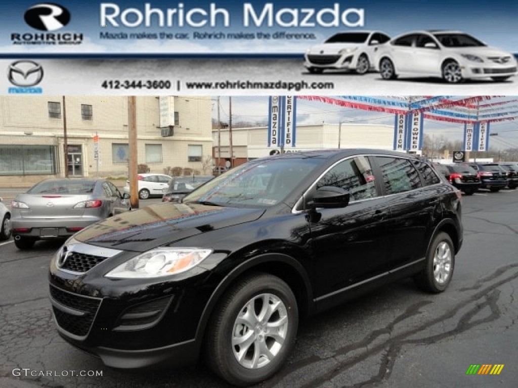 2012 CX-9 Touring AWD - Brilliant Black / Black photo #1