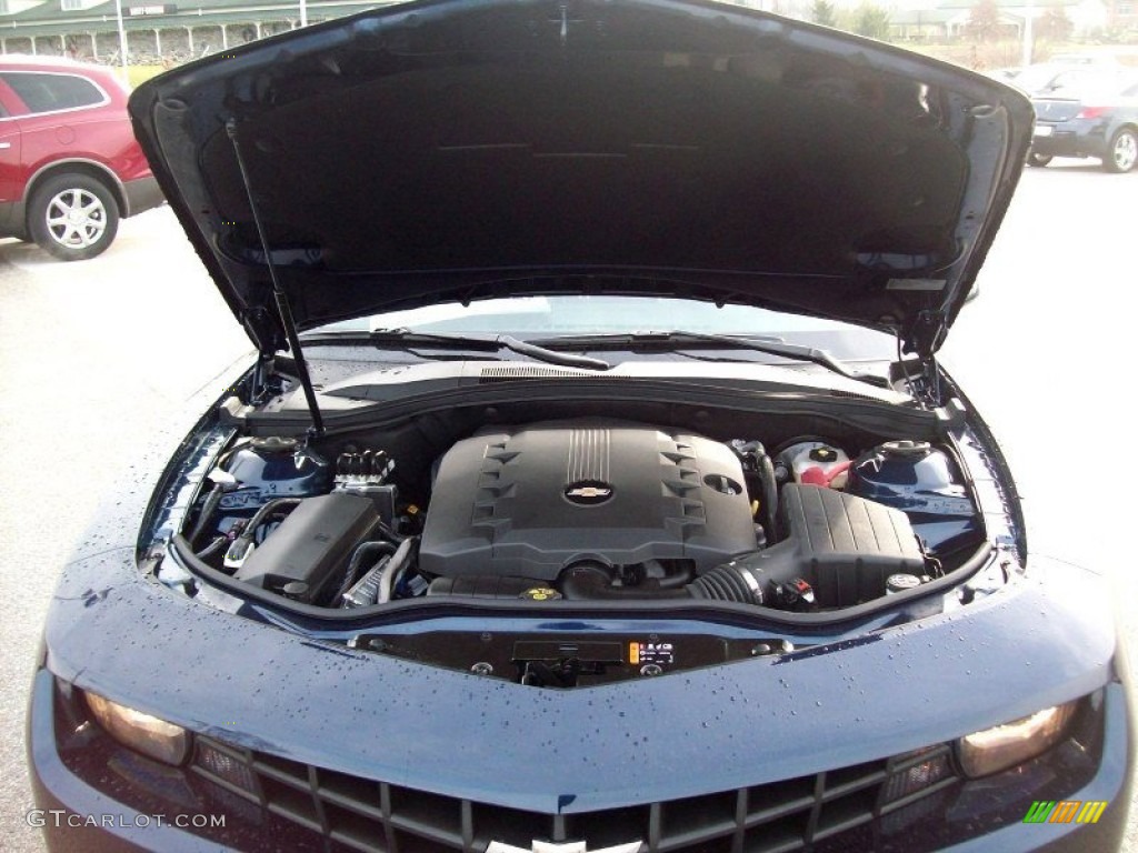 2012 Camaro LS Coupe - Imperial Blue Metallic / Gray photo #16
