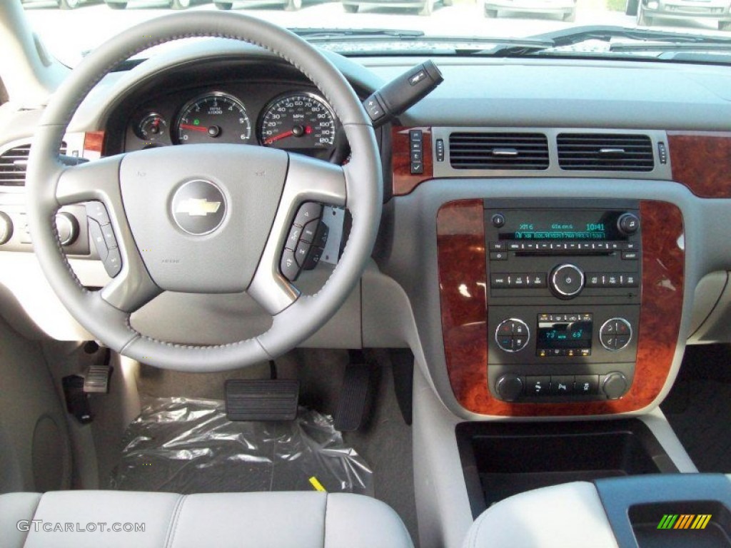 2012 Chevrolet Silverado 1500 LTZ Extended Cab 4x4 Light Titanium/Dark Titanium Dashboard Photo #58559066