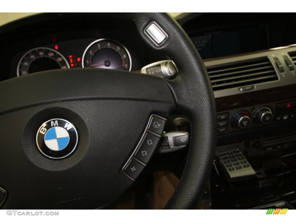 2008 7 Series 750i Sedan - Alpine White / Natural Brown photo #29