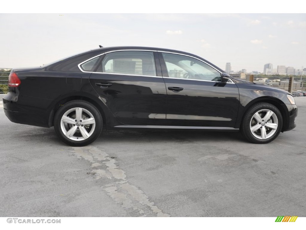 Black 2012 Volkswagen Passat 2.5L SE Exterior Photo #58561758