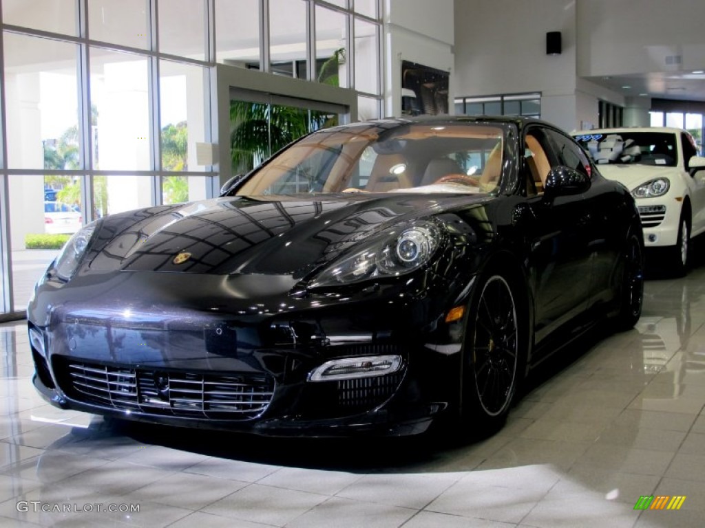 Black 2012 Porsche Panamera Turbo S Exterior Photo #58561860