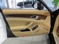 Luxor Beige 2012 Porsche Panamera Turbo S Door Panel