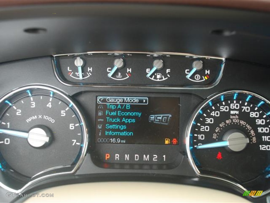 2012 Ford F150 King Ranch SuperCrew 4x4 Gauges Photo #58564293