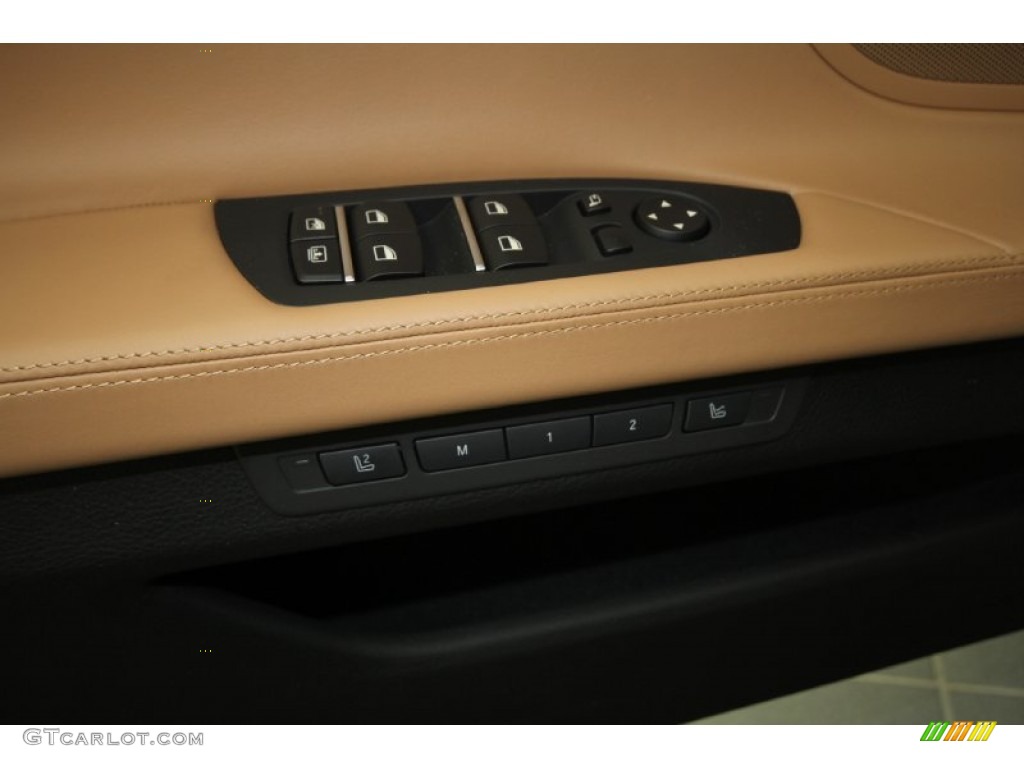 2012 7 Series 750Li Sedan - Mineral White Metallic / Saddle/Black photo #13