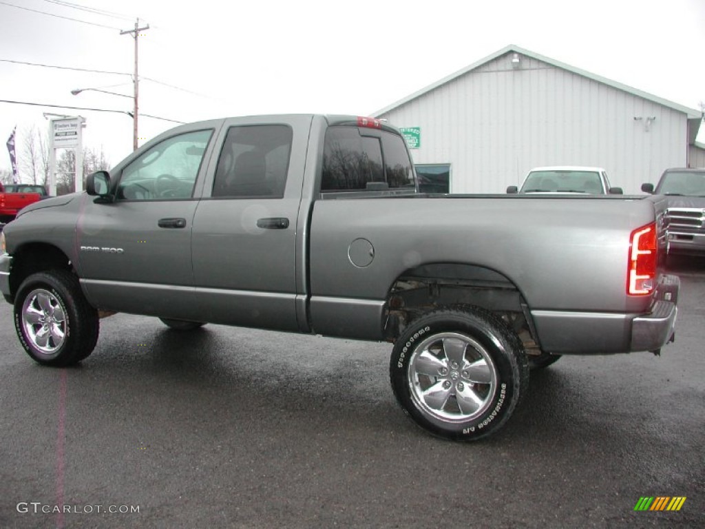 2005 Ram 1500 SLT Quad Cab 4x4 - Mineral Gray Metallic / Dark Slate Gray photo #4