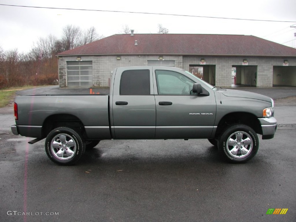 2005 Ram 1500 SLT Quad Cab 4x4 - Mineral Gray Metallic / Dark Slate Gray photo #9