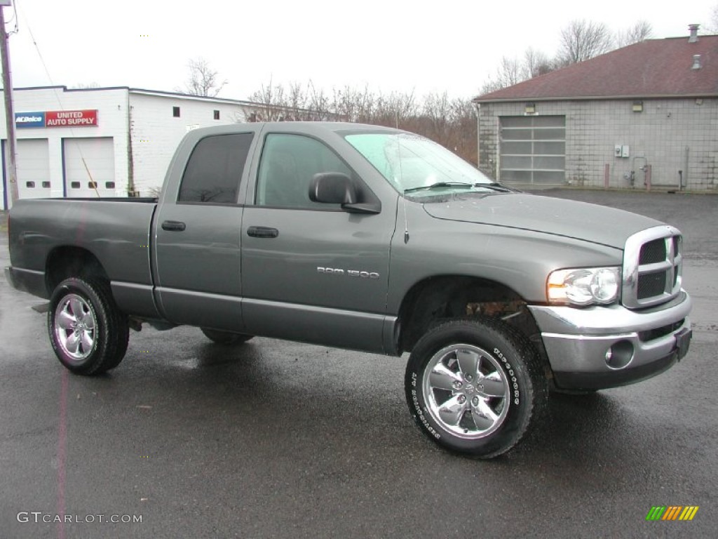 2005 Ram 1500 SLT Quad Cab 4x4 - Mineral Gray Metallic / Dark Slate Gray photo #10