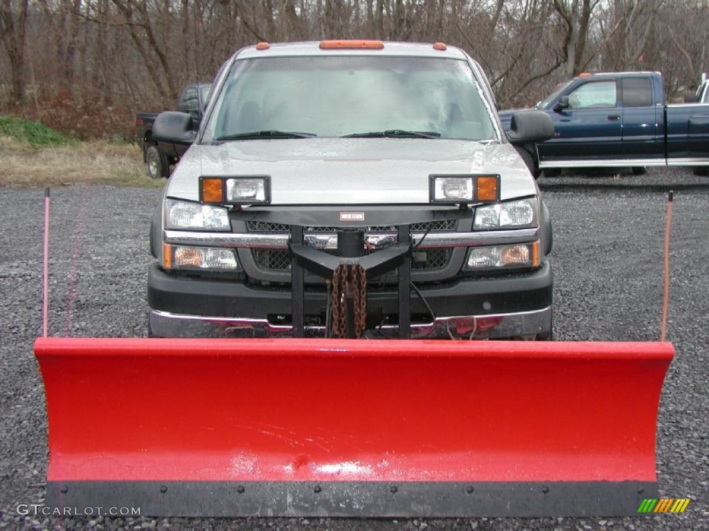 2003 Silverado 2500HD LS Regular Cab 4x4 - Light Pewter Metallic / Dark Charcoal photo #10