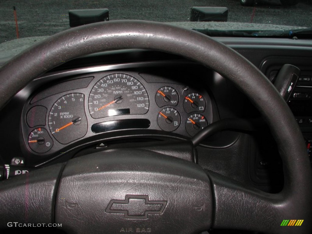 2003 Silverado 2500HD LS Regular Cab 4x4 - Light Pewter Metallic / Dark Charcoal photo #16