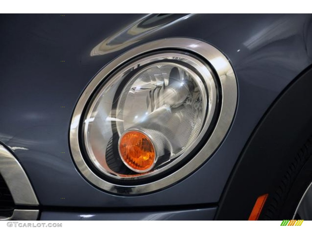 2011 Cooper S Hardtop - Horizon Blue Metallic / Carbon Black photo #10