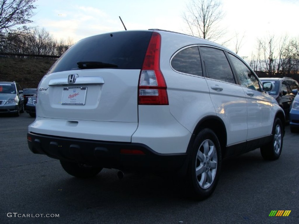 2009 CR-V EX-L 4WD - Taffeta White / Gray photo #9